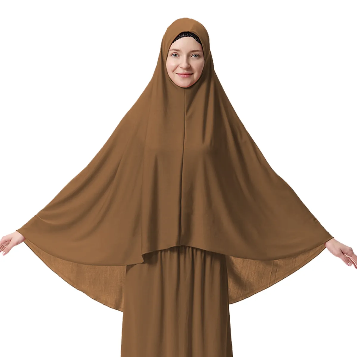 中国工場売れ筋キマー2ピースデザインセットイスラム服ドバイアバヤイスラム教徒の女性のためのイスラム教徒のドレスアバヤ