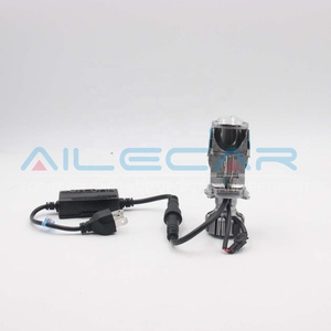 Ailecar Độ Sáng Cao Cao Và Chùm Thấp 5500K-6000K H4 LED Mini Đèn Pha Ống Kính Máy Chiếu Với Màu Xanh Bìa - Product Image 4