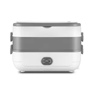 Lunch Box Home Office Steel Container Stainless Steel Office Portable Electric Heating Steam Cooking Lunch Box