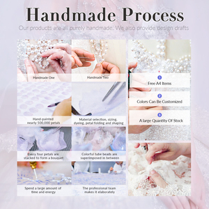 2025 cô gái sang trọng 'buổi tối Dresses tùy chỉnh 100% polyester thoáng khí chống nhăn vòng tròn hoa <span class=keywords><strong>sequin</strong></span> lưới vải - Product Image 5