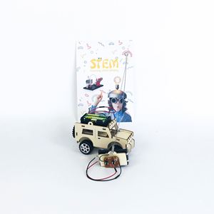 Kit de télécommande éducatif 5 en 1 à faire soi-même, expériences scientifiques, jouets STEM pour enfants, apprendre à construire une voiture robot, kits scientifiques mensuels pour enfants - Product Image 3