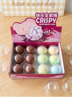 Balles anti-stress croustillantes - Balles de cire ultra-douces faites à la main au chocolat, à la menthe et au matcha