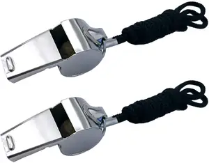 Loud Whistle Policy Metal Whistles Emergency Whistles With Lanyard