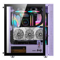 SAMA – boîtier d'ordinateur en verre trempé gauche 4mm, boîtier de jeu pour pc