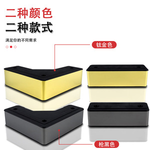 Furniture <b>Leg</b> Stainless Steel Gold Heavy Duty <b>Sofa</b> Support Foot Pad Modern Design - Product Image 4