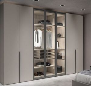 Garde-robe moderne en bois solide pour l'utilisation à la maison de villa d'appartement de salon d'hôtel de chambre à coucher - Product Image 3