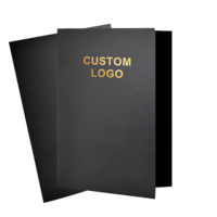 Carpeta de Presentación Personalizada, Ecológica, con Logotipo Personalizado, Papel Kraft, Logotipo en Relieve, Material de Papel Grueso, Tamaño A4
