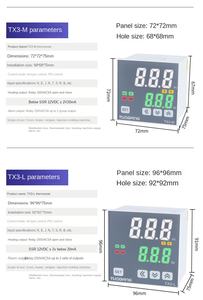 TX3-M Intelligente Digitale Temperatuurregelaar met <span class=keywords><strong>PT100</strong></span> Ingang SSR/Relais Uitgang PID Regeling 220V Kunststof OEM/ODM Ondersteuning - Product Image 3