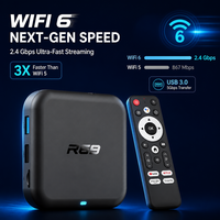 TV BOX OEM ODM Personnalisé R69 Android 14 4K 64 Go 8 Go UK WiFi 6 Quad Core RK3518 Logo Personnalisé Emballage Direct Usine Faible MOQ