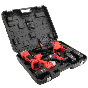Nouvel ensemble d'outils multifonctionnels de 124 pièces comprenant une perceuse à percussion au lithium et un coffret à outils avec support OEM - Product Image 4
