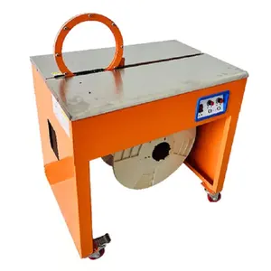 New type semi automatic pvc plastic pp type strip Strapping binding machine for vegetables money flower