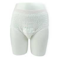 Serviette hygiénique en coton biologique pour femmes, culottes menstruelles jetables