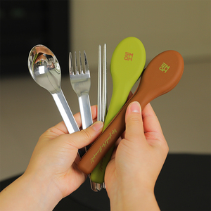 <span class=keywords><strong>Vaisselle</strong></span> de qualité supérieure Ensembles Dîner 304 Acier inoxydable Fourchette Cuillère Baguettes Mariages <span class=keywords><strong>Camping</strong></span> <span class=keywords><strong>Vaisselle</strong></span> portable - Product Image 1