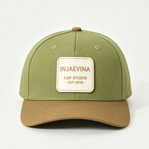Gorra de Béisbol Personalizada de 6 Paneles en Dos Tonos con Logotipo, Gorra Snapback con Visera Curva, Unisex, Vintage, para Deportes al Aire Libre, Gorras para Papá - Product Image 1