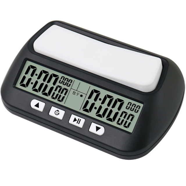 Plastic Chinese Chess Clock Timer Go Game Clock with Square Shape Featuring Chess Clock Digital