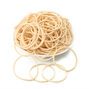 Bandas Elásticas de Goma Beige de Varios Tamaños para Oficina, Banco, Hogar y Diversos Usos - Product Image 1