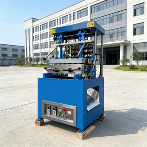 Machine <span class=keywords><strong>semi</strong></span>-automatique en acier inoxydable pour la fabrication de cornets de glace en gaufrettes - Product Image 4