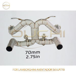 Accesorios para Automóviles OUCHI, Sistema de Escape de Acero Inoxidable para Lamborghini <span class=keywords><strong>Aventador</strong></span> <span class=keywords><strong>SVJ</strong></span> LP770 con Protector Térmico de Alto Rendimiento - Product Image 2