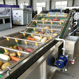 Machine de nettoyage et de pelage des fruits de mer, des huîtres, des coquillages et des palourdes en acier inoxydable 304 avec rouleau brosse - Product Image 4