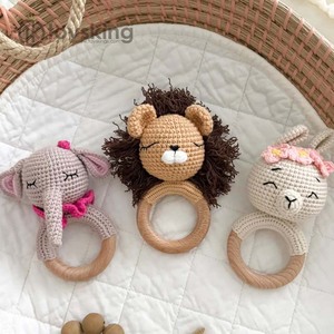 Sonajero Masticable Personalizado con Forma <span class=keywords><strong>de</strong></span> Animal - Mordedor Suave para Bebé con Agarre Fácil, Regalo Personalizado con Nombre para Recién Nacido - Product Image 5