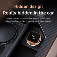Adaptateur sans fil Carplay Mini, sans fil, plug-and-play, mise à niveau 2-en-1, de filaire à Android Auto Carplay, garantie 1 an, compatible universel