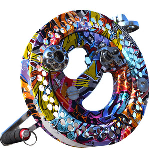 <span class=keywords><strong>Cometa</strong></span> Dispositivo especial de <span class=keywords><strong>vuelo</strong></span> Deportes al aire libre <span class=keywords><strong>Vuelo</strong></span> Rollo <span class=keywords><strong>Cometa</strong></span> Carrete Rueda de mano Cinturón de acero inoxidable Freno Retracción automática - Product Image 2