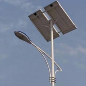 50w 80w 100W poste <span class=keywords><strong>de</strong></span> Luz LED panel solar integrado farola solar mixta farola solar mixta farola solar - Product Image 2