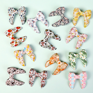 Perles en silicone à motif nœud papillon imprimées par transfert d'eau 3D - Sans BPA, qualité alimentaire pour bijoux et jouets de dentition pour bébés - Product Image 4