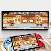 Console de jeux vidéo rétro portable 7.0 pouces, lecteur de jeu bits16go, pour psp, meilleure vente, 128