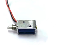 Électroaimant miniature à poussée DC5V 1A 0.5N 15.7*10*8.3mm, course de 3mm, pour verrou de stockage Youge YG1083, rétraction à l'alimentation