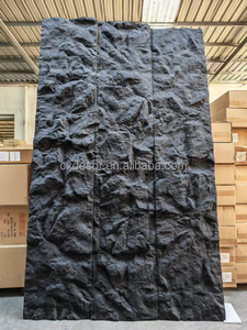 Panneau mural 3D en <span class=keywords><strong>pierre</strong></span> de lave naturelle volcanique, <span class=keywords><strong>pierre</strong></span> PU, 3 dalles, 2900*600mm, grande dalle, revêtement en <span class=keywords><strong>pierre</strong></span> artificielle en polyuréthane - Product Image 2