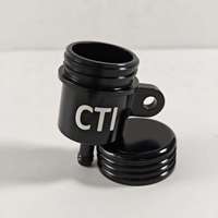 Kontainer Aluminium 5-Axis Precision Engineering Protective Anodizing untuk Modifikasi Performa Sepeda Motor Kustom