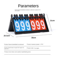 Tableau d'affichage pliable étanche numérique double face multifonctionnel LXY-N753 pour le billard de tennis de table de basket-ball