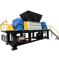Broyeur de ferraille automatique à prix d'usine, concasseur à double arbre pour le recyclage du fer, de l'aluminium et du cuivre