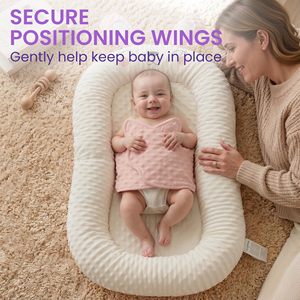 Cuna Plegable para Bebés con Paneles Laterales Ajustables, Cojín de Actividades Portátil para Bebés de 0 a 24 Meses - Product Image 2