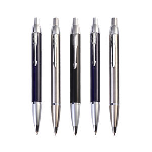 Nouveaux stylos à bille métalliques fins torsadés, personnalisables avec logo et couleurs, encre noire/bleue, pointe 1,0 mm, idéaux pour cadeaux d'hôtel et de mariage - Product Image 6