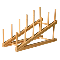 Assiette à vaisselle en bambou bol tasse livre Pot couvercle planche à découper étendoir support égouttoir support de rangement organisateur armoires de cuisine
