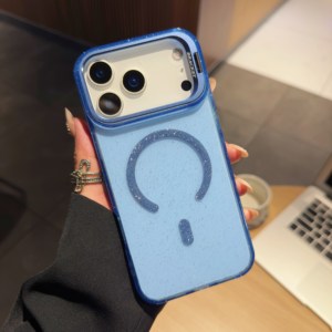 Funda Magnética con Brillantina CHAOYIDIAN para <span class=keywords><strong>iPhone</strong></span> 17 16 15 14 <span class=keywords><strong>13</strong></span> Pro Max Plus, Antigolpes, <span class=keywords><strong>Carga</strong></span> Inalámbrica, Transparente - Product Image 4
