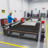 Machine de découpe plasma CNC mini économique 1500*3000mm avec petite table de découpe, fonction de découpe de tuyaux et CNC intégré