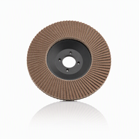 Disque à lamelles rond en oxyde d'aluminium à haute efficacité de coupe, outil abrasif personnalisable pour le débavurage des surfaces métalliques