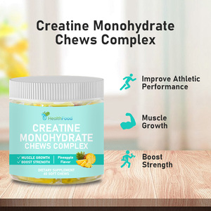 OEM ODM Custom Creatine Monohydate Soft Chews Pineapple Flavor Promote Muscle Growth Levels and Support Energy Production - Product Image 4