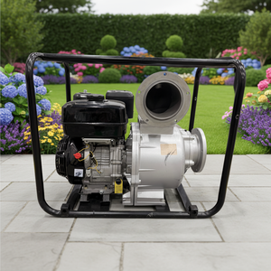 Bomba de Agua a Gasolina Estándar de 40 HP (Serie de Bombas con Motor de Gasolina), 15m de Altura de Elevación, Arranque Manual - Product Image 1