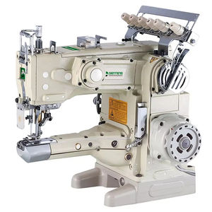 Máquina de enclavamiento industrial de 6 hilos de 4 agujas con brazo de alimentación de alta velocidad ST 1500D-464/HS de accionamiento directo - Product Image 5