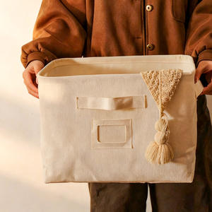 Caja Organizadora de Ropa Cotton Road, Rectangular, 100% Algodón, Cesta de Almacenamiento de Gran Capacidad para Ropa y Juguetes - Product Image 5