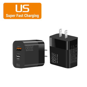 66W Gan Super Charge Rapide Type-C Port Chargeur 5V/3A <span class=keywords><strong>Sortie</strong></span> 20W Puissance PD RRSE pour <span class=keywords><strong>iPhone</strong></span> 16 15 <span class=keywords><strong>14</strong></span> 13 <span class=keywords><strong>Pro</strong></span> <span class=keywords><strong>Max</strong></span> et Ordinateur Portable - Product Image 2