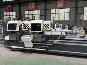 เครื่องตัดอลูมิเนียมอัตโนมัติแบบสองหัว CNC / เครื่องตัดหน้าต่างอลูมิเนียมแบบสองหัว - Product Image 3
