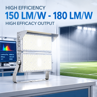 Lampu Sorot LED Multi-Head 480W 560W untuk Arena Bisbol Sepak Bola dengan Garansi 5 Tahun