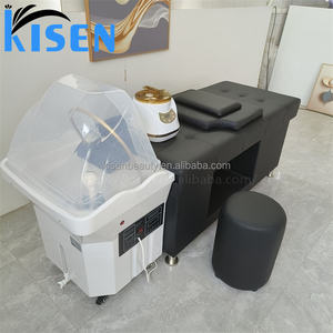 Lavabo para Champú Kisen Popular, Lavabo Personalizado para Spa Capilar, Camilla de Masaje Tailandés, Cama para Lavar el Cabello, Muebles de Salón sin Tuberías - Product Image 5