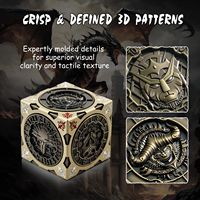 Haute qualité mdn dés Cube hexagonal Spinner Design chimère esprit Flayer thème RPG accessoires pour la vente en gros en vrac