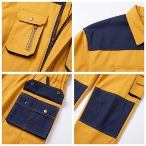 <span class=keywords><strong>Combinaison</strong></span> <span class=keywords><strong>de</strong></span> <span class=keywords><strong>travail</strong></span> en coton multi-poches renforcée pour hommes, idéale pour les travailleurs <span class=keywords><strong>de</strong></span> chantier - Product Image 2